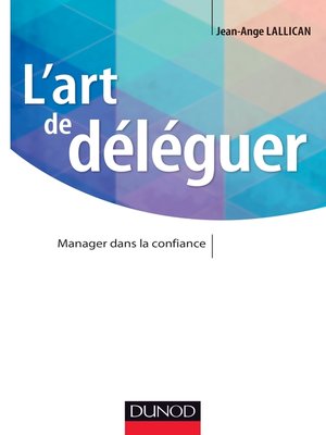 cover image of L'art de déléguer